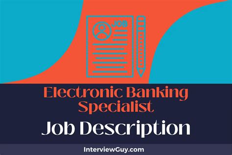 electronic banking specialist|electronic banking specialist job description.